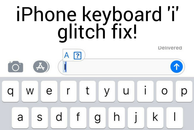 iPhone glitch fix