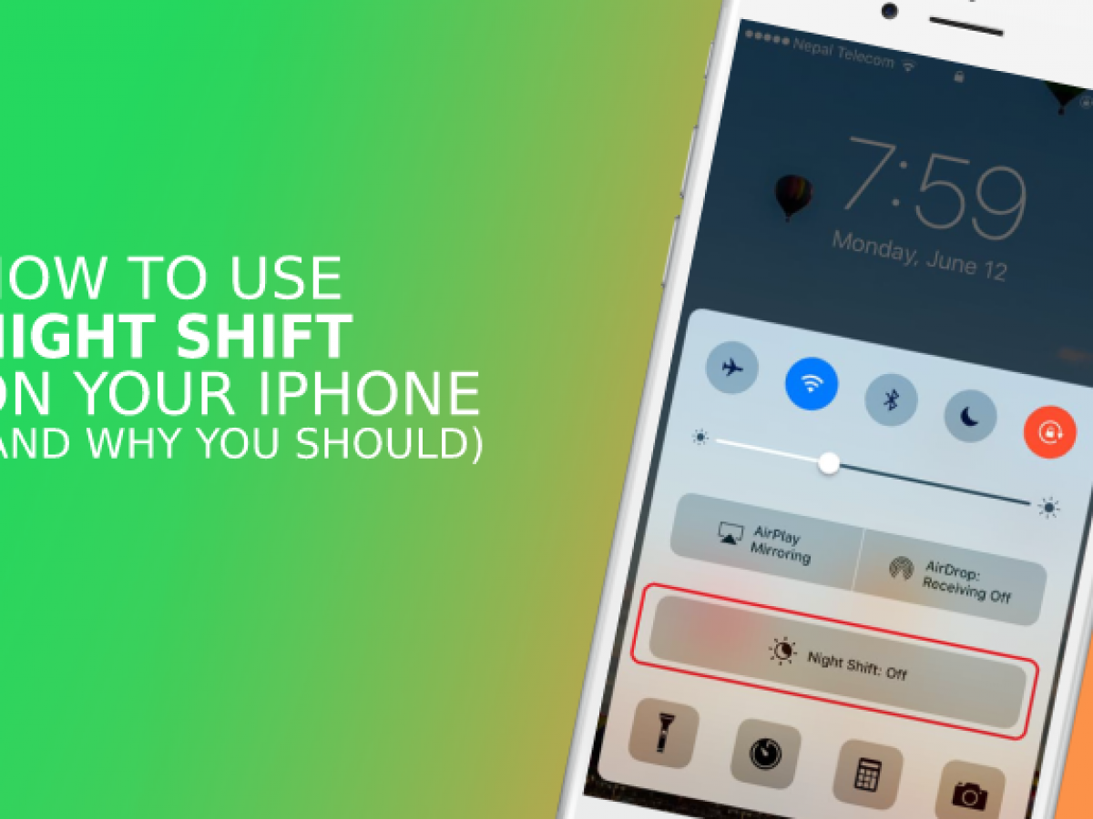 How to use Night Shift on iPhone