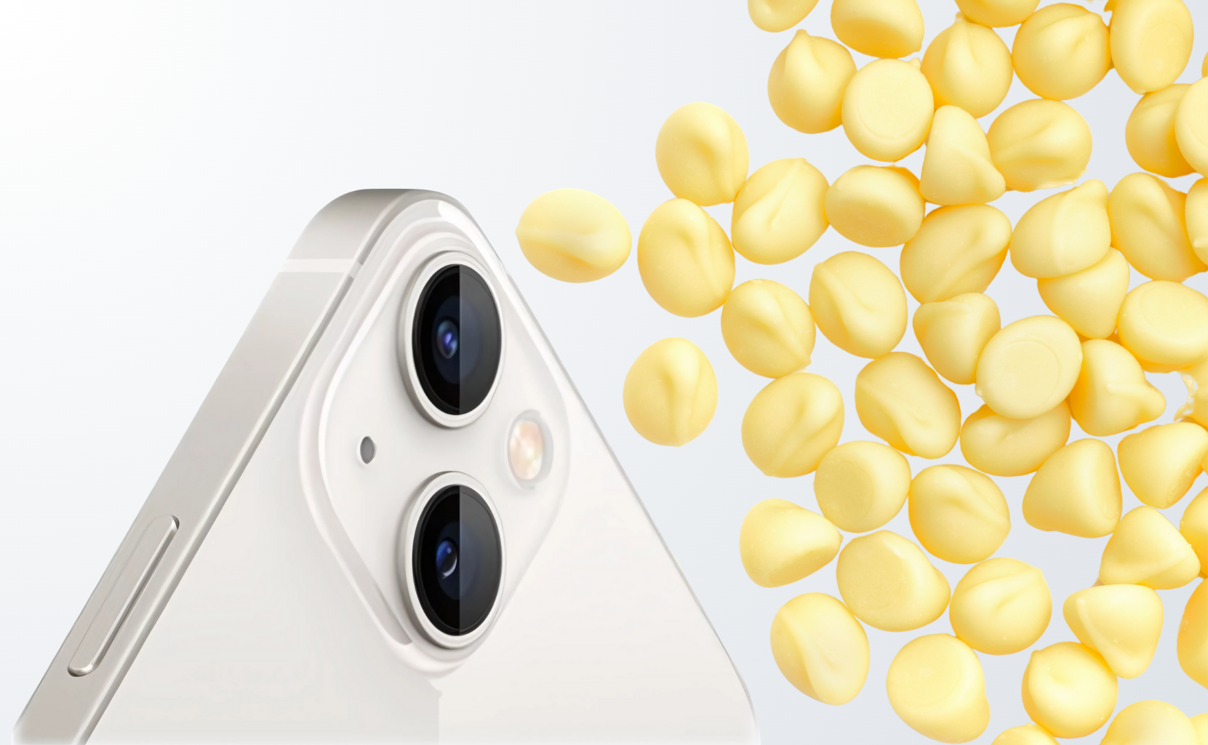 Iphone 13 Mini Colours: Which Sweet Treat Are You? Iphone 13 mini colours: starlight with white chocolate drops