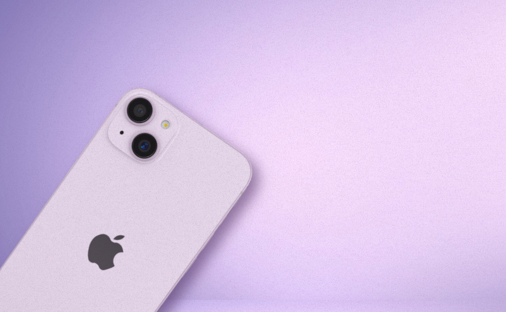 Iphone 14 Colours: A Style Guide For Every Shade Iphone 14 in purple on purple backdrop