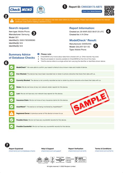 What Is Checkmend? Checkmend report sample