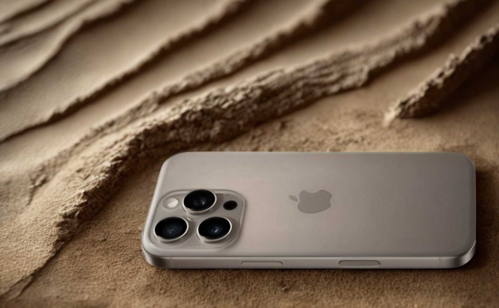Iphone 16 Pro Colours: A Complete Style And Material Guide Iphone 16 pro colours: natural titanium on wet sand