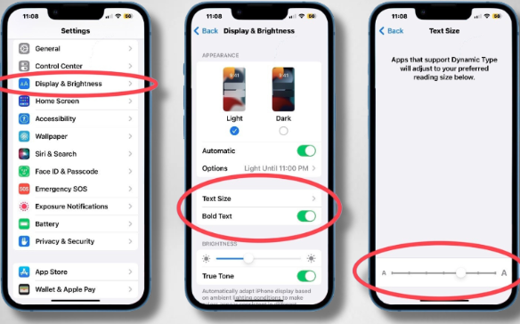 Making Phones Work For Everyone: A Guide To Accessibility Features Increase text size on iphone, how to
