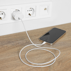 Refurbished phone on charge