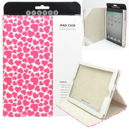 Trendz ipad 234 case pink hearts