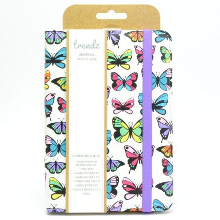 Trendz universal 7 tablet case butterfly